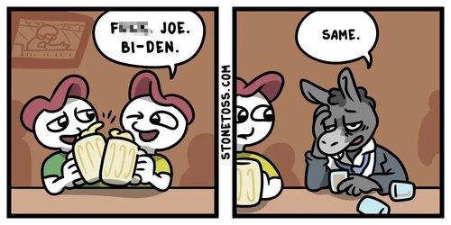 stonetoss comic about Joe Biden's debate performance