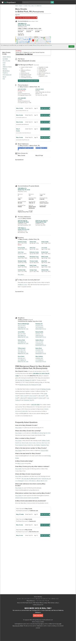 Mary Crooks(53) Bethel Park, PA (412)831-8254 - Public Records Profile.jpg