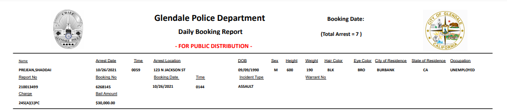 Shaddai Prejean Glendale Police Booking.png