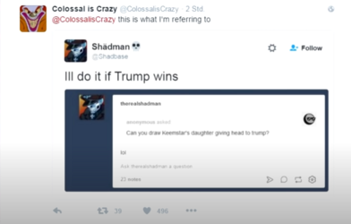 Colossal Tweets about The Keemstar Daughter Art.png