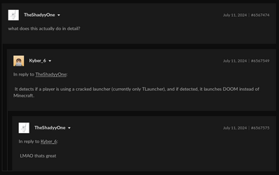 Kyber_6, Ceritfied Microsoft Dicksucker, explains what his mod actually does 