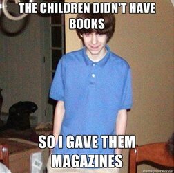 Lanza_kids_didnt_have_books_so_gave_them_magazines.jpg