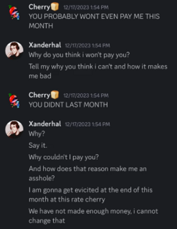 Screenshot 2024-08-17 at 13-25-05 Xanderhal being abusive to his editor Cherry and his threats...png Screenshot 2024-08-17 at 13-25-05 Xanderhal being abusive to his editor Cherry and his threats...png