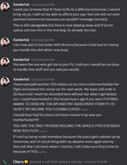 Screenshot 2024-08-17 at 13-24-47 Xanderhal being abusive to his editor Cherry and his threats...png