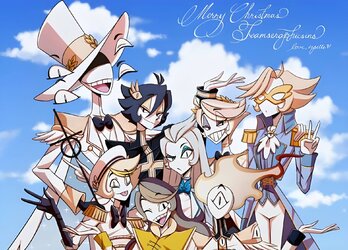 Hazbin AU Archangels together.jpg