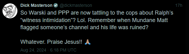 Dick Masterson (@dickmasterson)_ _So Warski and PPP are now tattling _ - nitter.poast.org.png