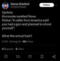 Konosuke Swat Tweet.jpg