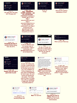 leftists storm and flood 4chan over trump insulting that whore taylor swift.png