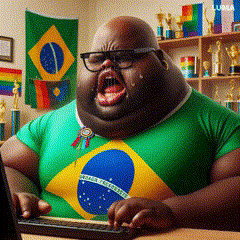fat crying brazilian.gif