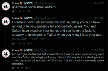 Kuma Colton Tweet.png
