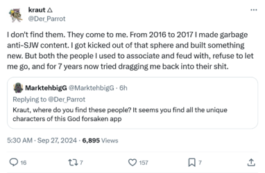 Screenshot 2024-09-27 at 11-56-56 kraut △ on X I don't find them. They come to me. From 2016 t...png