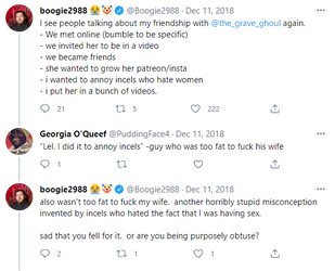 Used GG to annoy incels who hate women. Lies that he could have sex.png