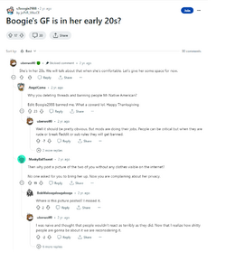 z Lets give her some space for now. FAN-MADE REDDIT THREAD.png