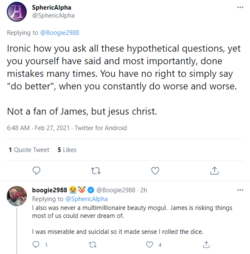 Dating fans & underage - Tells James Charles to be better 2.png