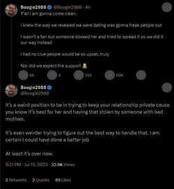 Coming clean - We had no choice to come clean. Someone doxxed her!.png