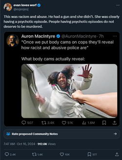 nigger loving jew defends nigger that killed asian cop nigger worshiper1.png
