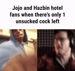 jjba fans vs hh fans.gif