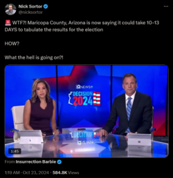 Screenshot 2024-10-23 at 09-22-39 Nick Sortor on X 🚨 WTF ! Maricopa County Arizona is now sayi...png