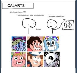 cal arts globohomo bean mouth cartoon western animation.jpg