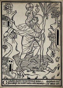 Saint_Christopher._Woodcut._Wellcome_V0031876.jpg