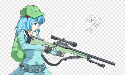 png-clipart-antinomy-of-common-flowers-nitori-kawashiro-kappa-hopeless-masquerade-sniper-rifle...png