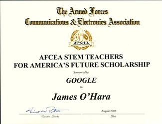AFCEA STEM Teacher Scholarship Certificate.jpg