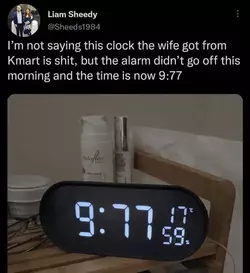 Americans can't even read metric clocks smh