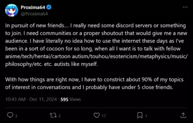 Screenshot 2024-12-21 at 03-29-53 Proxima64 on X In pursuit of new friends.... I really need s...png Screenshot 2024-12-21 at 03-29-53 Proxima64 on X In pursuit of new friends.... I really need s...png