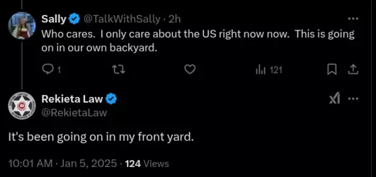 2025-01-05 - 12_36_55 - Rekieta Law on X_ _@TalkWithSally It's been going on in my front yard....png