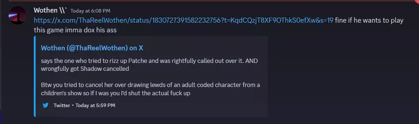 keegan threatens to doxx a minor.png