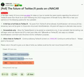 Screenshot 2025-01-25 at 10-08-50 Poll The future of Twitter_X posts on r_NACAR r_NASCAR.png