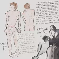 um. miscellaneous drawings I’ve done of me and Dakota. the second pictures are traced from the...jpg