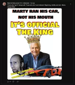 marty posts on his channel one day after his death.png