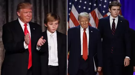 Barron Trump 2016 vs 2024.webp Barron Trump 2016 vs 2024.webp
