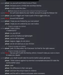 missing his messages likely because of the ban that deletes the past hour of messages