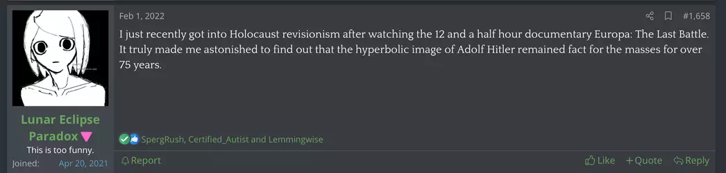 The Holocaust Thread  Page 83  Kiwi Farms.png