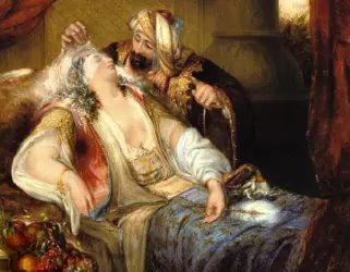 Şivekar Sultan Harem Painting.png