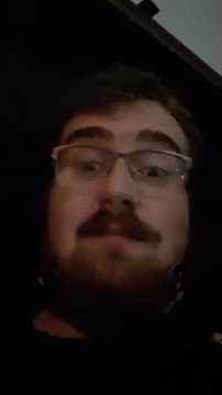 alex sperging about lego pieces.gif