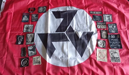 Collection of patches captured on antifaanarchists activists in Poland 🇵🇱 🏆.jpg