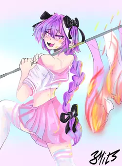 astolfo burning the tranny flag.png