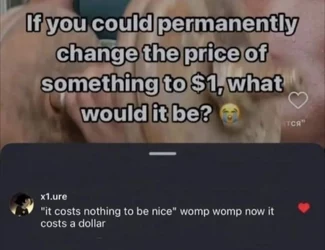 Saying fuck you is still free, though