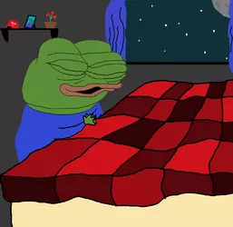 pepe-praying-on-bed-2440874845.png