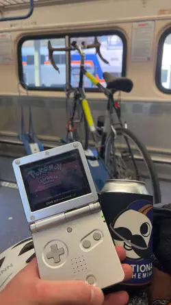 Time for my annual post on this sub of me drinking and playing videogames on the MARC train w...jpeg