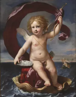 elisabetta_sirani-amorino_triumphant_at_sea_amorino_medici_-1661-trivium-art-history.png