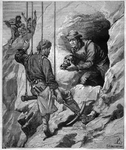 Wiener, Chas. by Lemoine, G. - (1851-1913)_French_explorer_and_diplomat_exploring_a_burial_cav...jpg