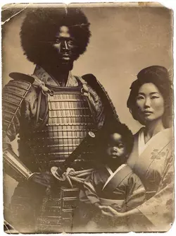 Yazuke and Nobunaga's wife.jpg
