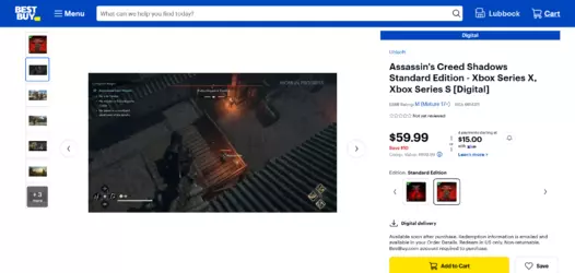 Screenshot 2025-03-21 at 17-31-09 Assassin's Creed Shadows Standard Edition Xbox Series X Xbox...png