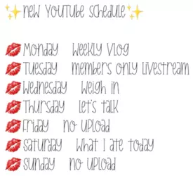 New Schedule