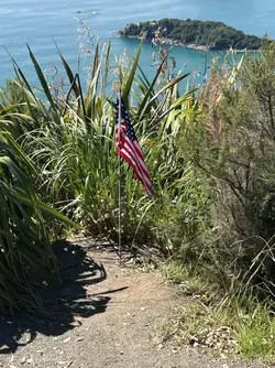 This guy placed the American flag at the top of the Mount today.jpg