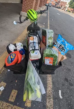 Switched from a car to a bike 5 years ago. Here's some pics from some of my larger hauls. (3).jpg